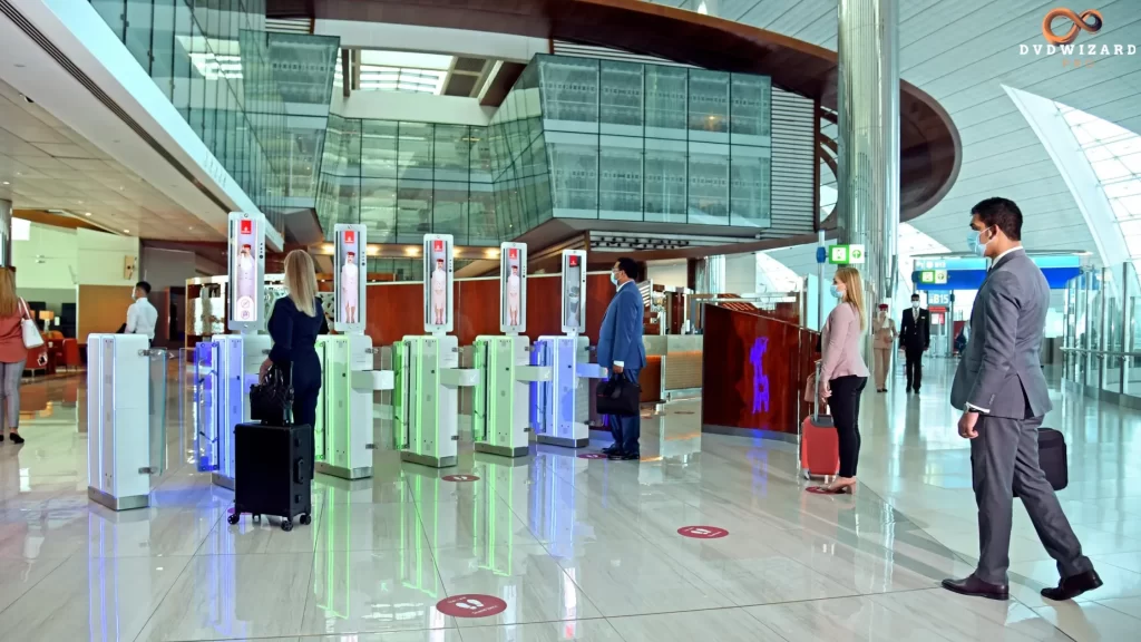 Expo 2020 travellers used smart gates Dubai Airport for faster and more efficient boarding.